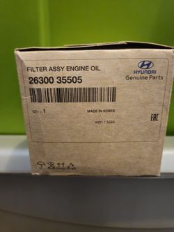 (NEW) Genuine OEM Hyundai Oil Filters 26(contact info removed)5 (LOT OF 5)