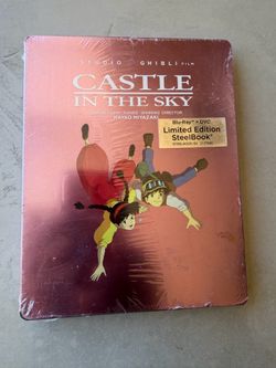 Castle in the Sky Steelbook (Blu Ray,Limited Edition)  RARE OOP NEW Authentic US