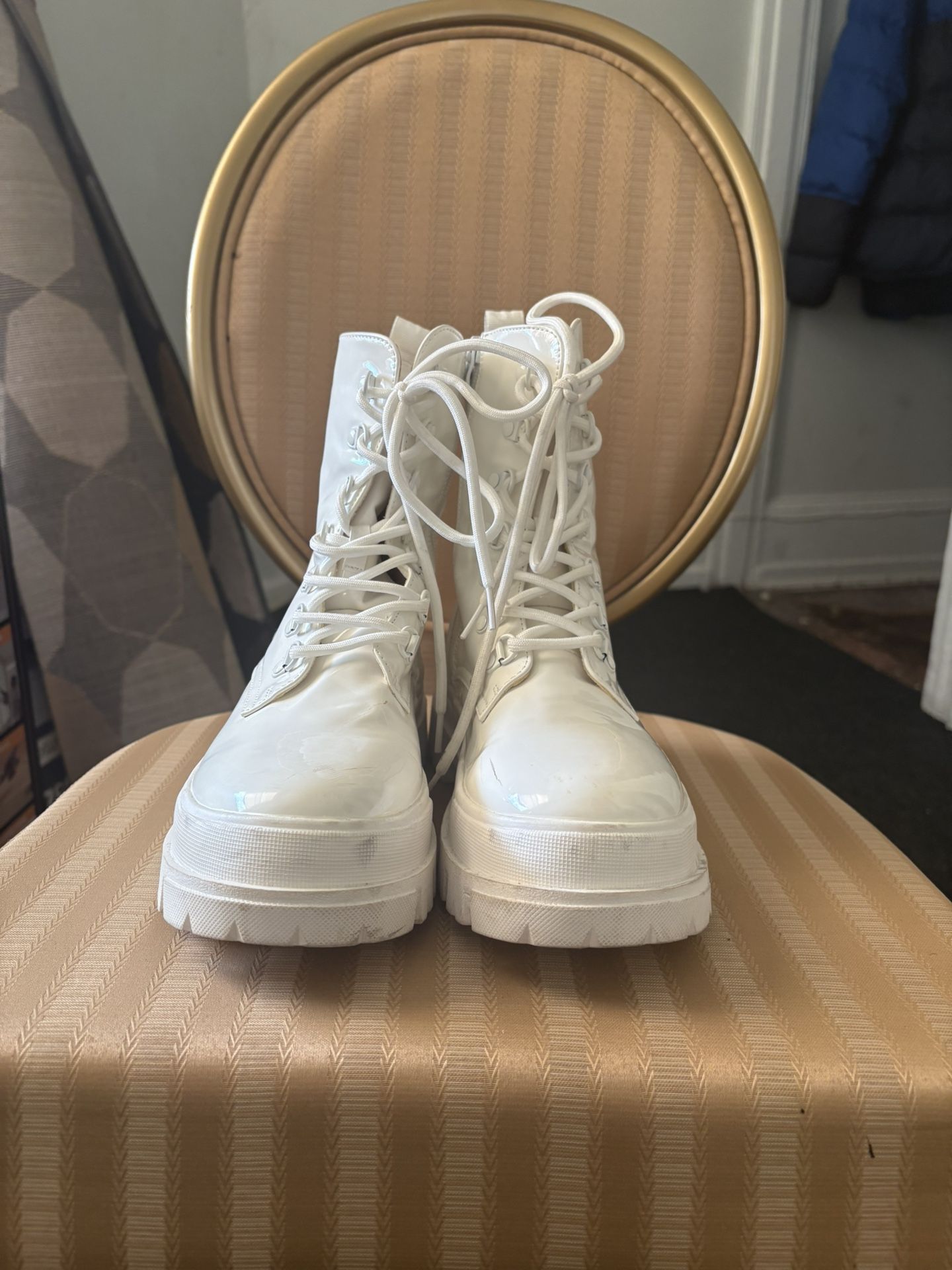 White Women Boots