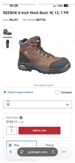 Reebok Steel Toe Boots