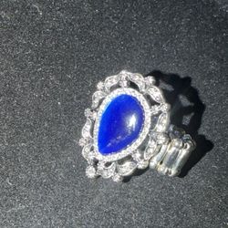  Paparazzi Iridescently Icy Blue Ring