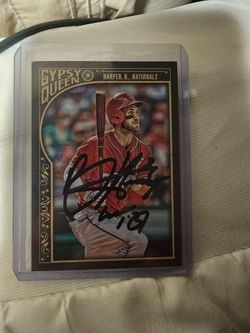 2015 bryce Harper auto