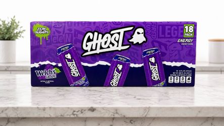 18 Pack Ghost Energy Welch’s Grape