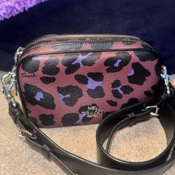 Coach Jes Animal Print Bag