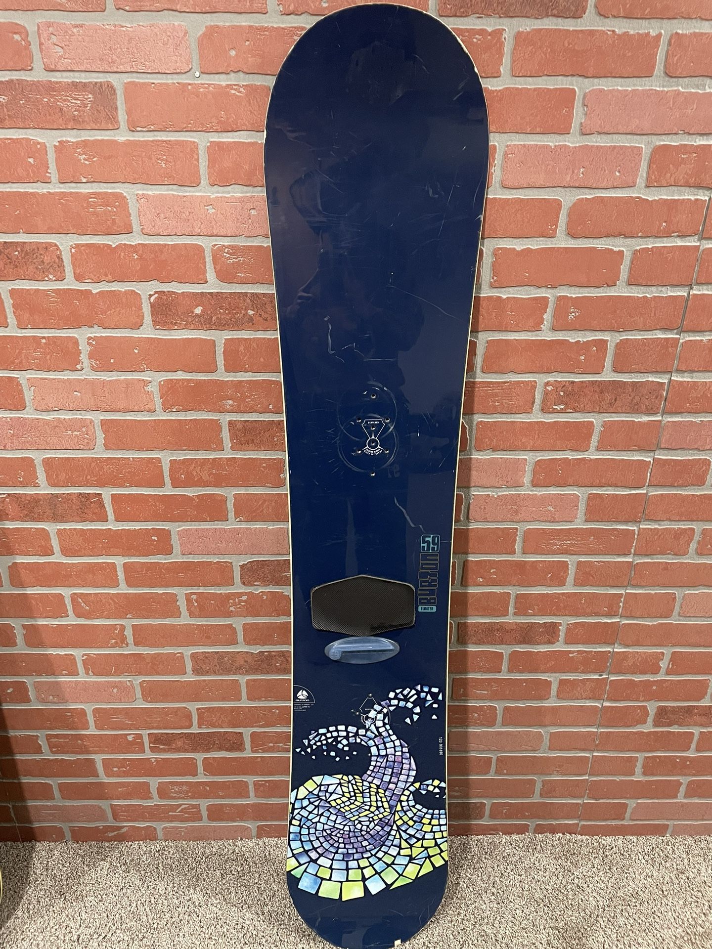 Wide Burton Snowboard