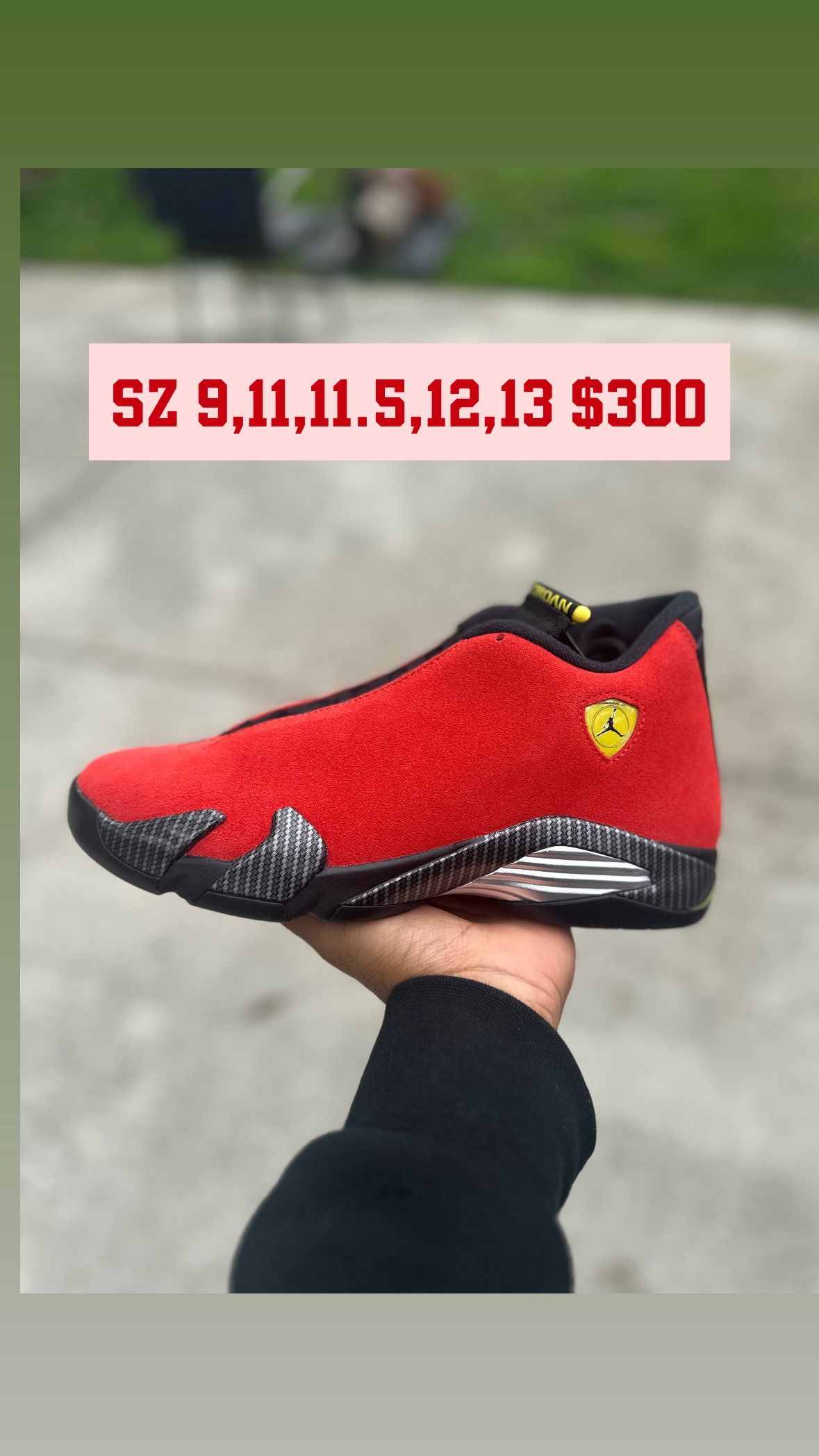 JORDAN 14 FERRARI