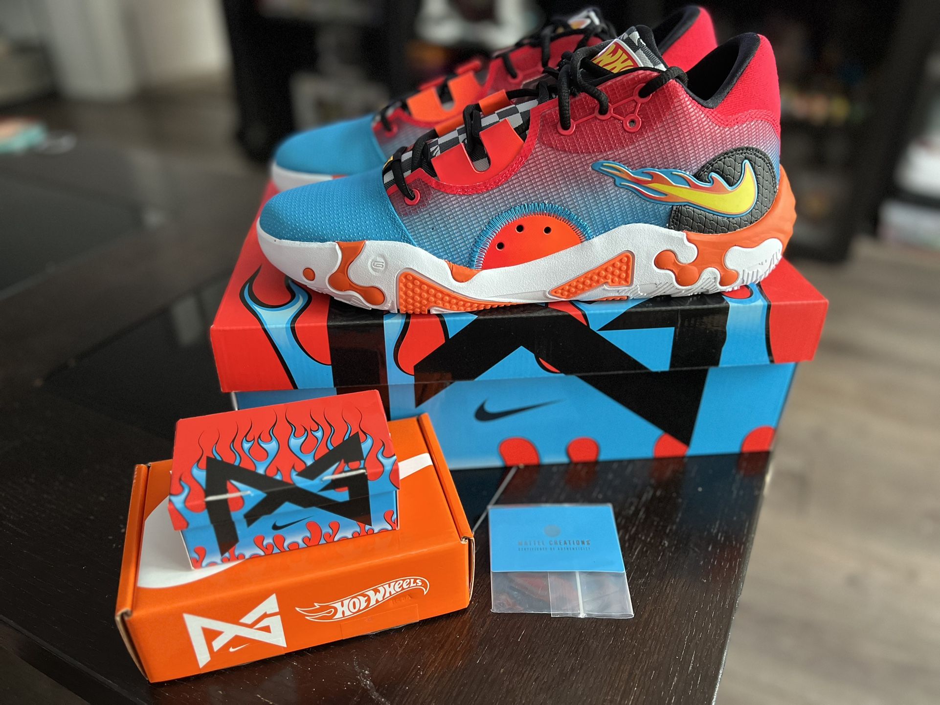 Hot Wheels X Nike PG 6 Men’s Shoe Size 12 + RLC Nike Hot Wheel