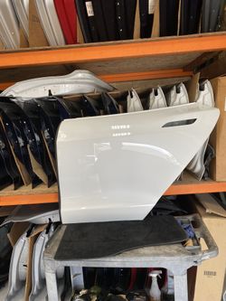 Tesla Model S Rear Right Passenger Door Shell 12-15 Pearl White