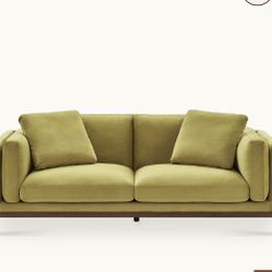 Green Velvet Couch