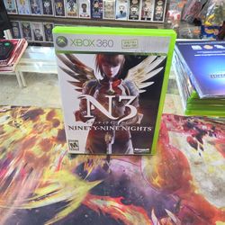 XBOX  360 - N3: NINETY NINE NIGHTS - TESTED