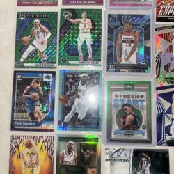 NBA TOPPS, TOPPS CHROME, & PANINI SPECIAL RARE INSERTS TRADING CARDS