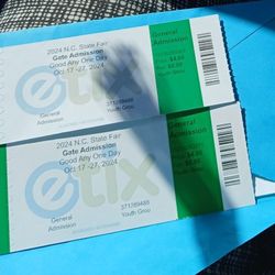 Nc State Fair Youth Tickets