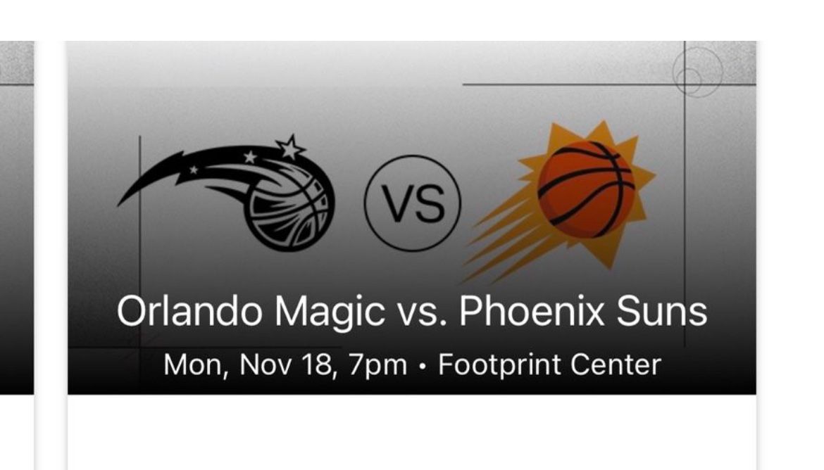 Orlando Magic vs Phoenix Suns