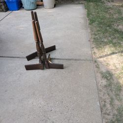 Four Wooden Legs For Table 