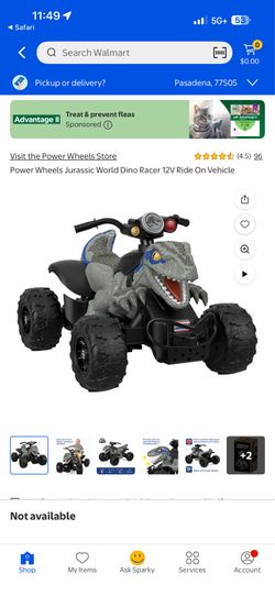 Power wheels Jurassic world