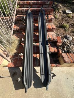 Running Boards Side Steps Pair Black Yukon Tahoe 07-14