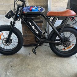Mega wheels Electric Bike And Another Electric Bike 