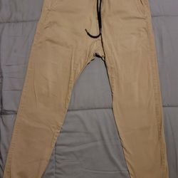 Khaki Joggers Pants (XL)