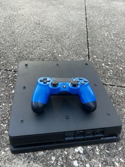 PS4 with controller