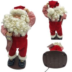 Vintage Jingle Bell Rock Santa Animated Dancing Musical 16" Tested & Works 1998
$40
