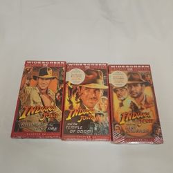 Indiana Jones VHS Collection Trilogy