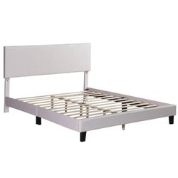 White **** Bed Frame Queen // Cama Queen 