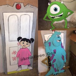Monsters Ink Cartoon cut out for party backdrop props