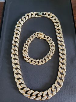 Gold Plated Cuban Link Chain