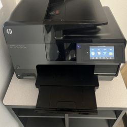 HP All In One Printer And Cabinet