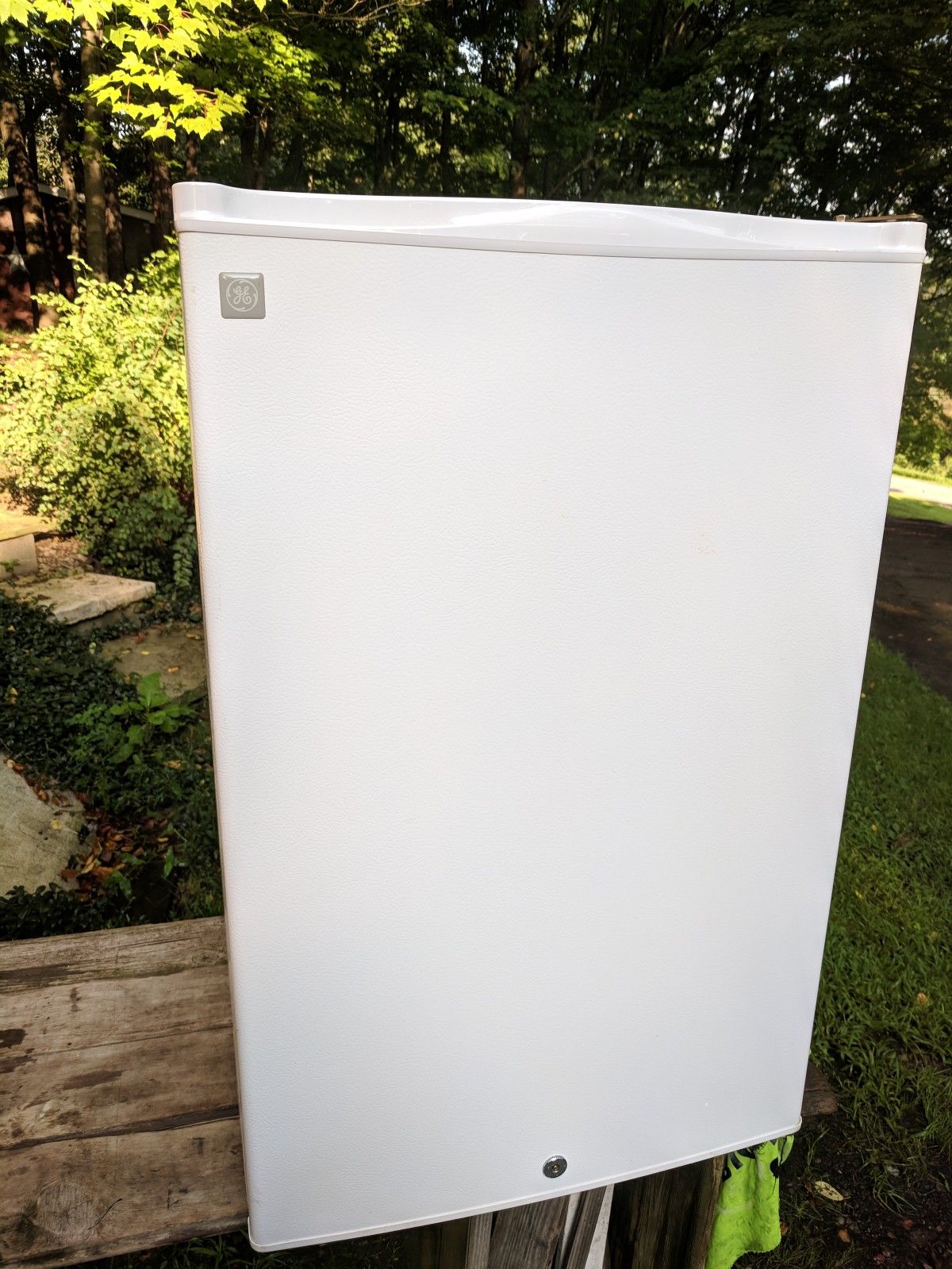 GE 4.3 Cu. Ft. Smaller Fridge Refrigerator SMR04DAMWW