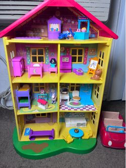 Fully furnished Peppa pig house