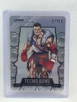 2026 Battle Arena Tecmo Bowl Gronk Silver Coin Brawl