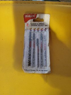 Diablo 5-Piece Wood & Metal Jigsaw Blade