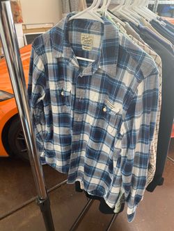 (4) Teen Boys FLANNEL SHIRTS (Med.) - Very Nice!