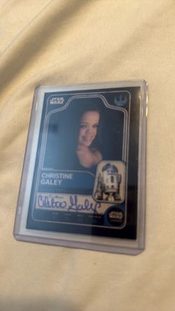 Star Wars R2-D2 signed cards