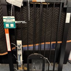 Baby Gate With Small Dog / Cat Door 