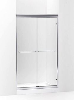 Puerta de ducha corrediza Kohler 40-43x70 vidrio 1/4"
