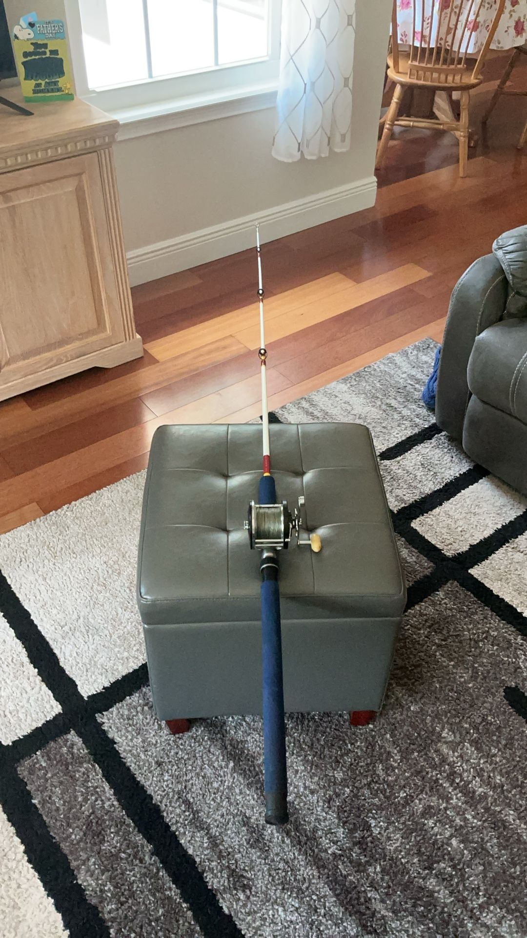 6 Ft. Solid Fiberglass Rod, and Penn Reel For Saltwater Fishing.