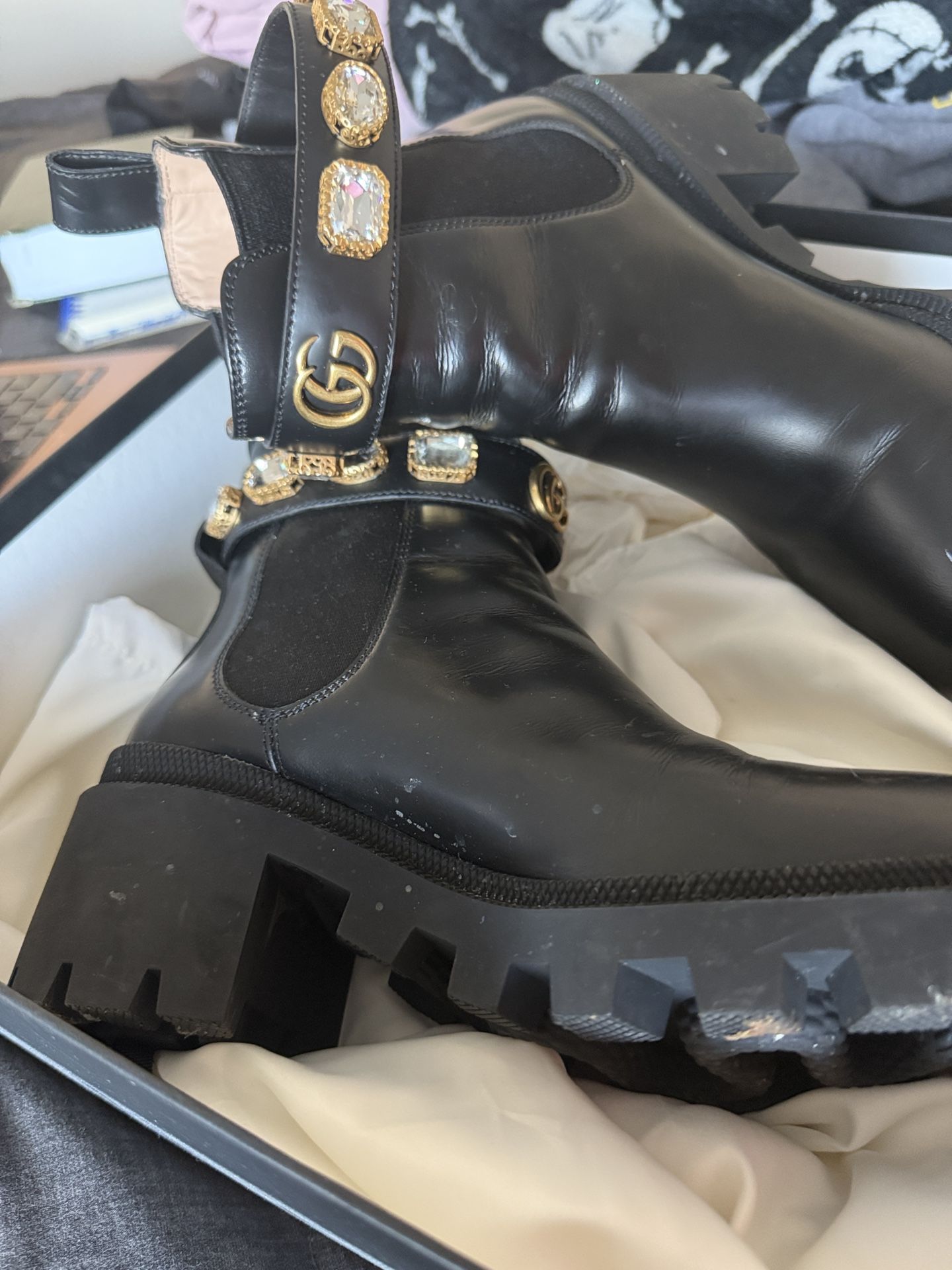 GUCCI PLATFORM BOOTS