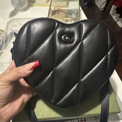 Brand New Coach Heart Crossbody 