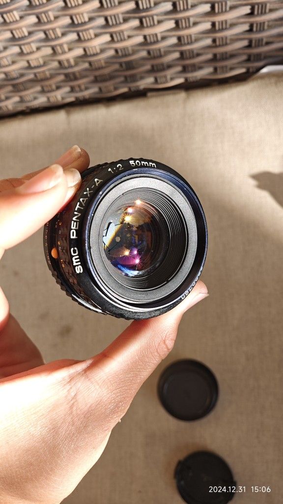 SMC Pentax A 50mm F/2 Camera Lens