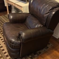 Recliner Leather Couch 