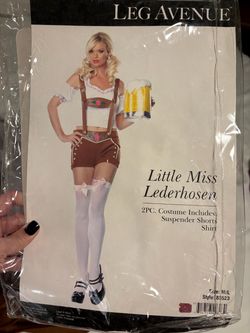 Leg Avenue ladies Lederhosen outfit costume for Oktoberfest