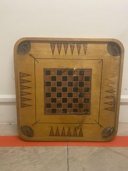 Vintage Antique 1900 Flags of the Nation Archarena Carrom Board Game
