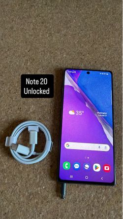 Samsung Note 20 5g. Like New And Unlocked!