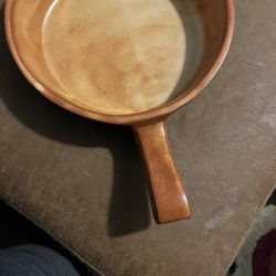 Ceramiche Partenopee Italian Terracotta Single Handle Baking Dish 