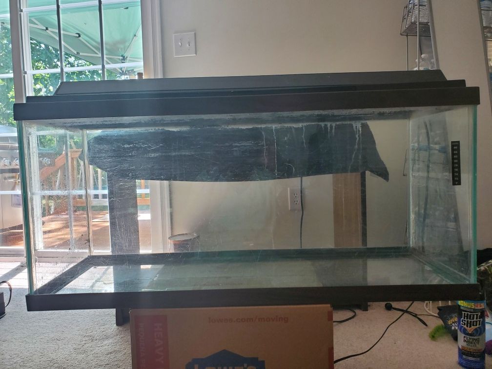 35 gallon fish tank with rocks, $30 non-negotiable . Must pick up.