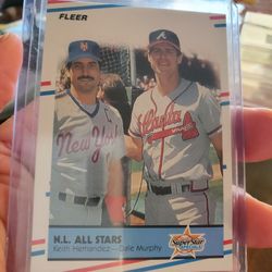 Dale Murphy Atlanta Braves Baseball Cards Lot 