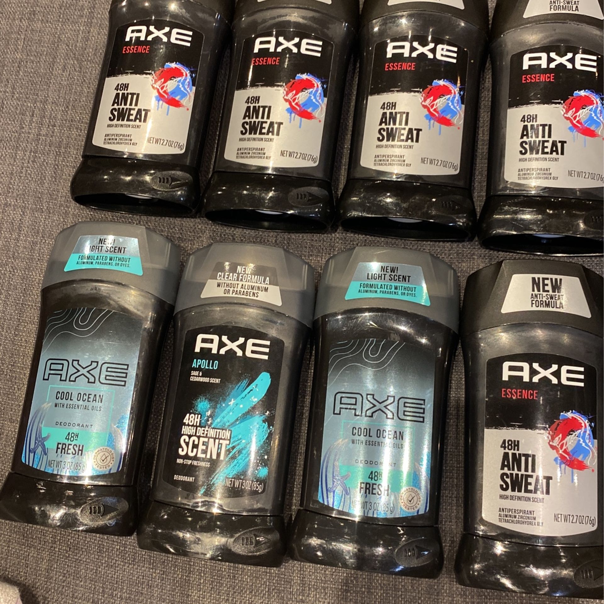 Axe Men Deodorant Lot Of 8 For $40