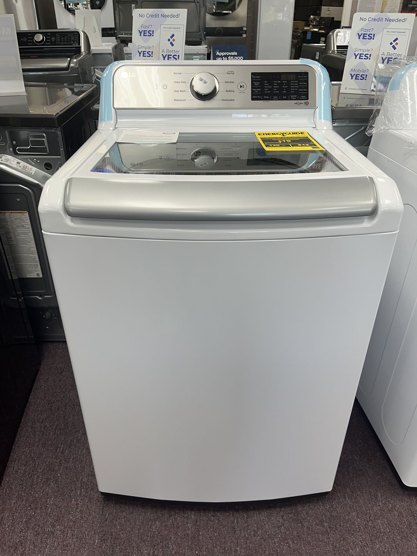 Washer-LG Brand New Top Load Washer With 1 Year Warranty 